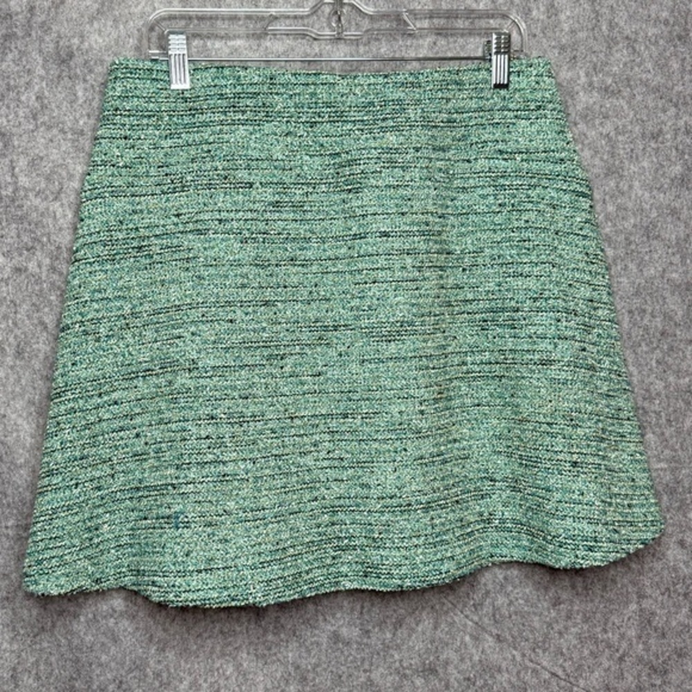 Loft Chenille Green Mini‎ Skirt- Sz M